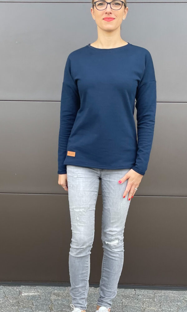 Dámská tepláková mikina BASIC blue