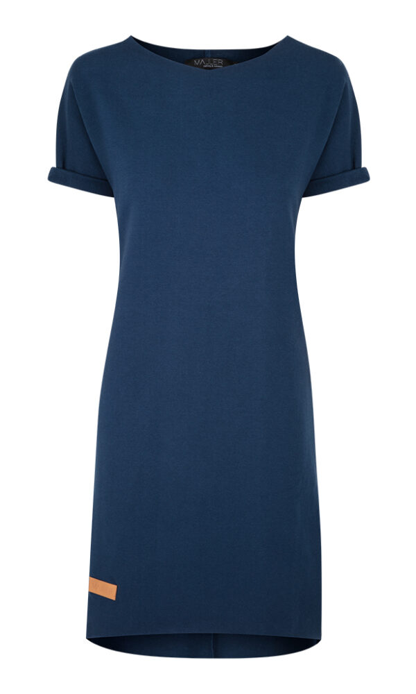 Dámské teplákové šaty s krátkým rukávem DRESSY BLUE