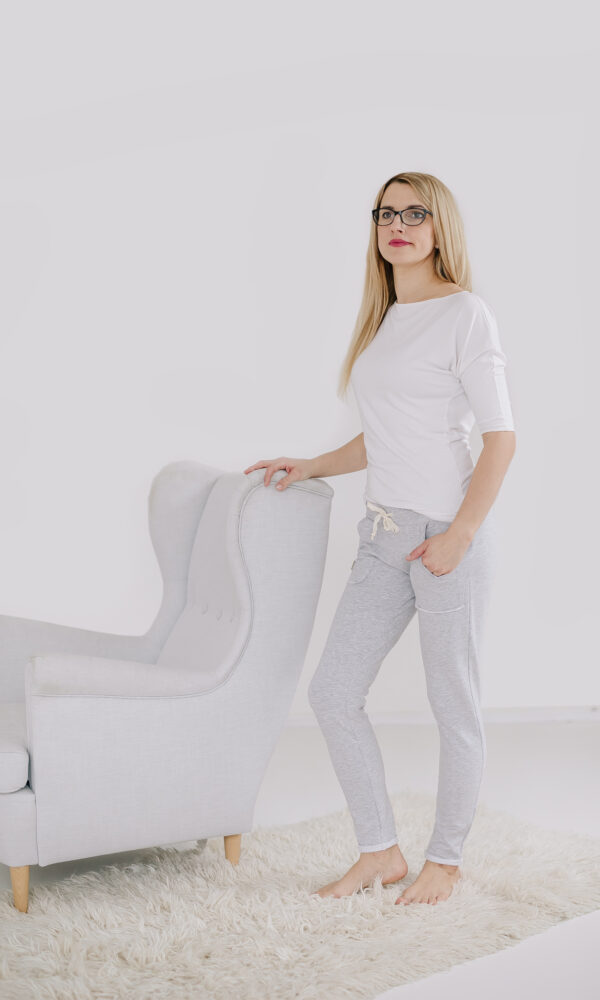 Dámské tepláky BASIC GREY