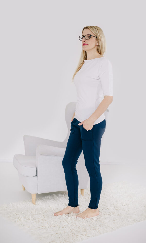 Dámské tepláky BASIC BLUE