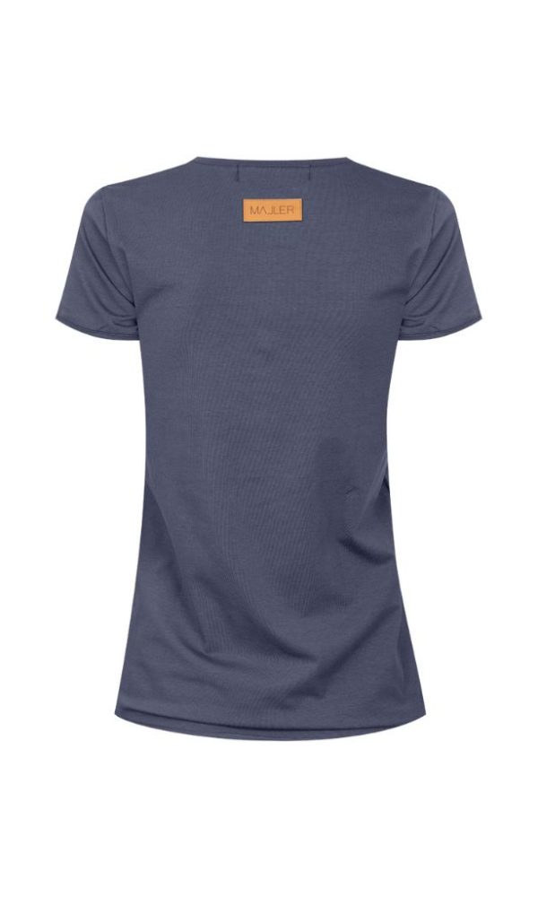 Dámské tričko BASIC “V” dark grey