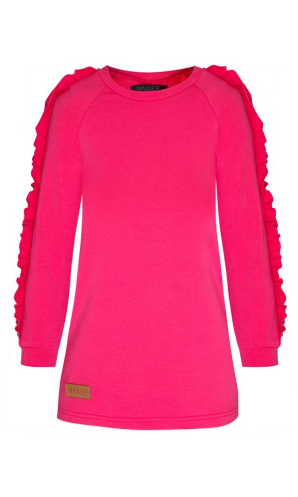 Dětská tepláková mikina CURLY KIDS DARK PINK