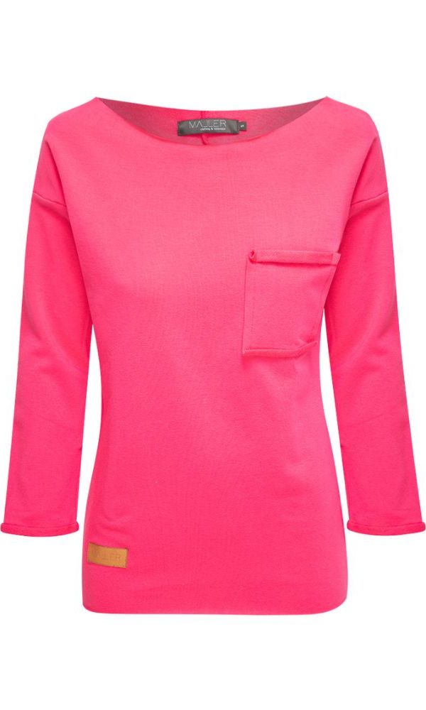 Dámská tepláková mikina SIMPLE DARK PINK