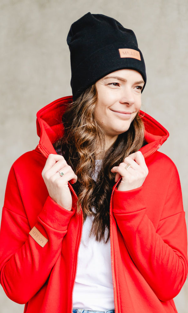 Čepice žebrovaná LUX BLACK