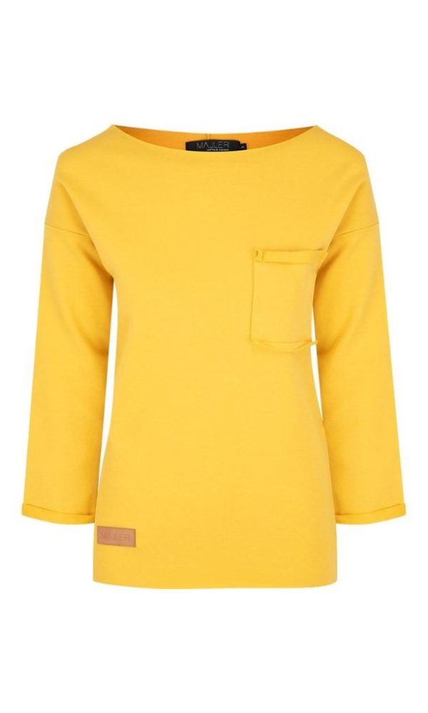 Dámská tepláková mikina SIMPLE YELLOW