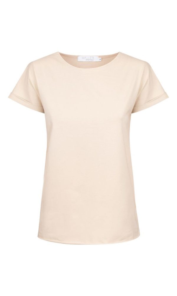 Dámské tričko BASIC ROLL beige