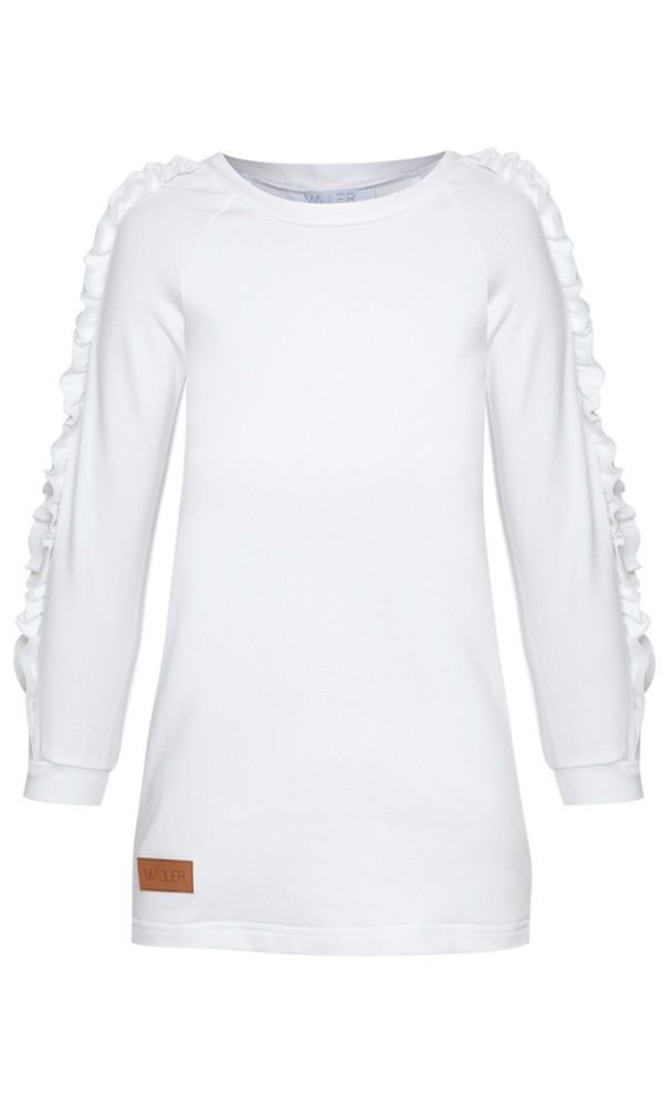 Dětská tepláková mikina CURLY KIDS WHITE