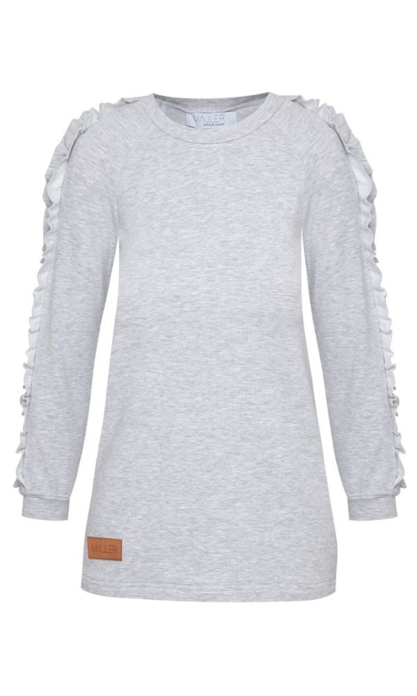 Dětská tepláková mikina CURLY KIDS GREY