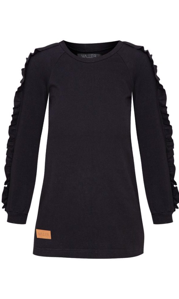 Dětská tepláková mikina CURLY KIDS BLACK