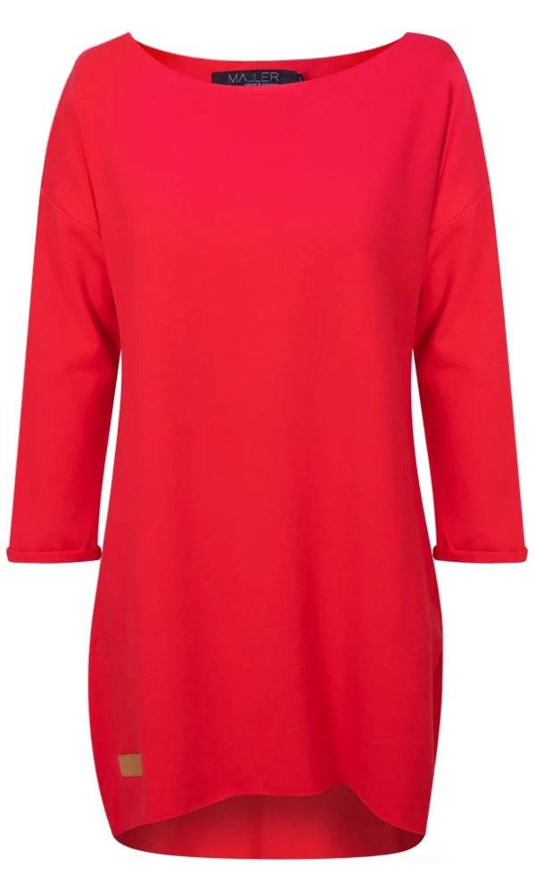 Dámské teplákové mikino-šaty DRESSY RED