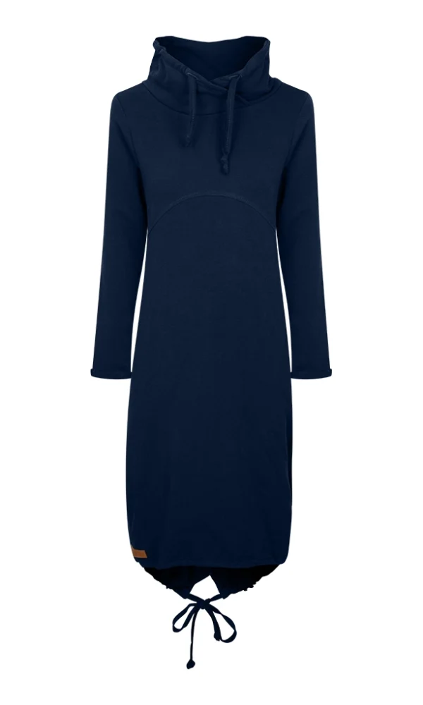 Dámské teplákové šaty COMFY modré – ČESKÁ VÝROBA – doprava ZDARMA