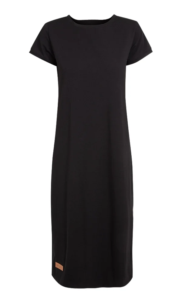 Dámské tričkové šaty BASIC black