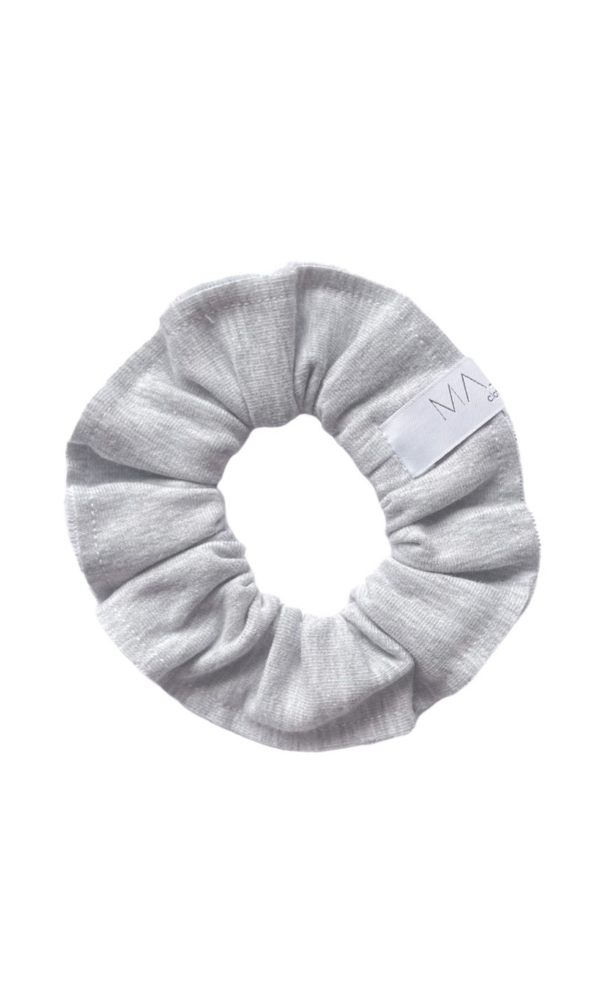 Látková gumička do vlasů BASIC grey