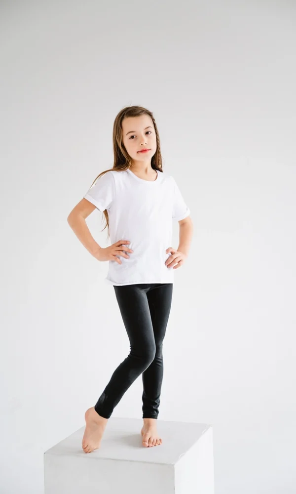 Dětské tričko BASIC ROLL bílé