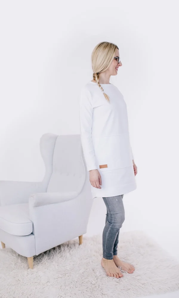 Dámská tepláková mikina LOWLY WHITE