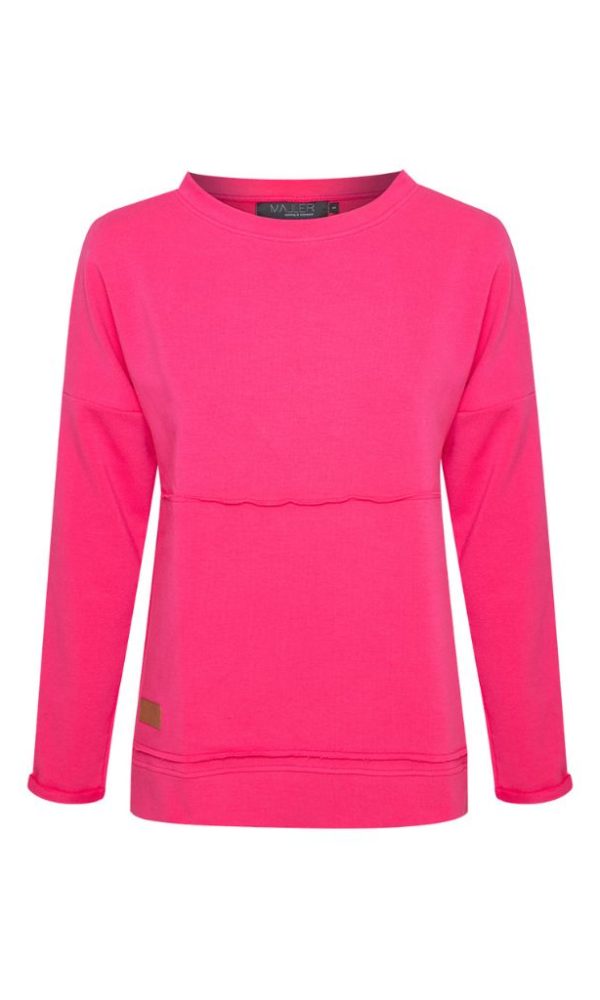 Dámská tepláková mikina LOWLY No.2 DARK PINK