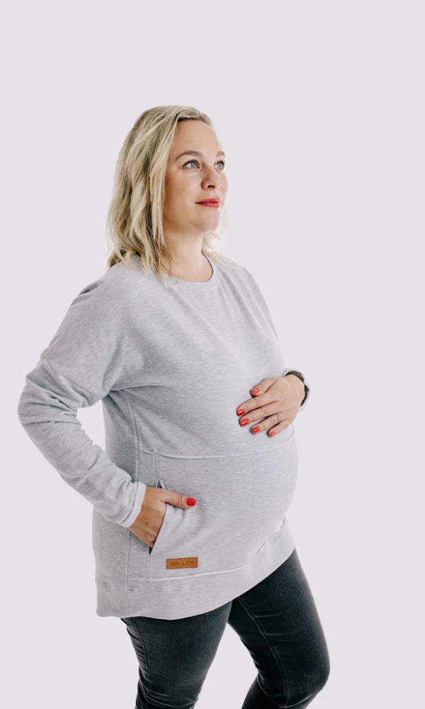 Dámská tepláková mikina LOWLY No.2 GREY