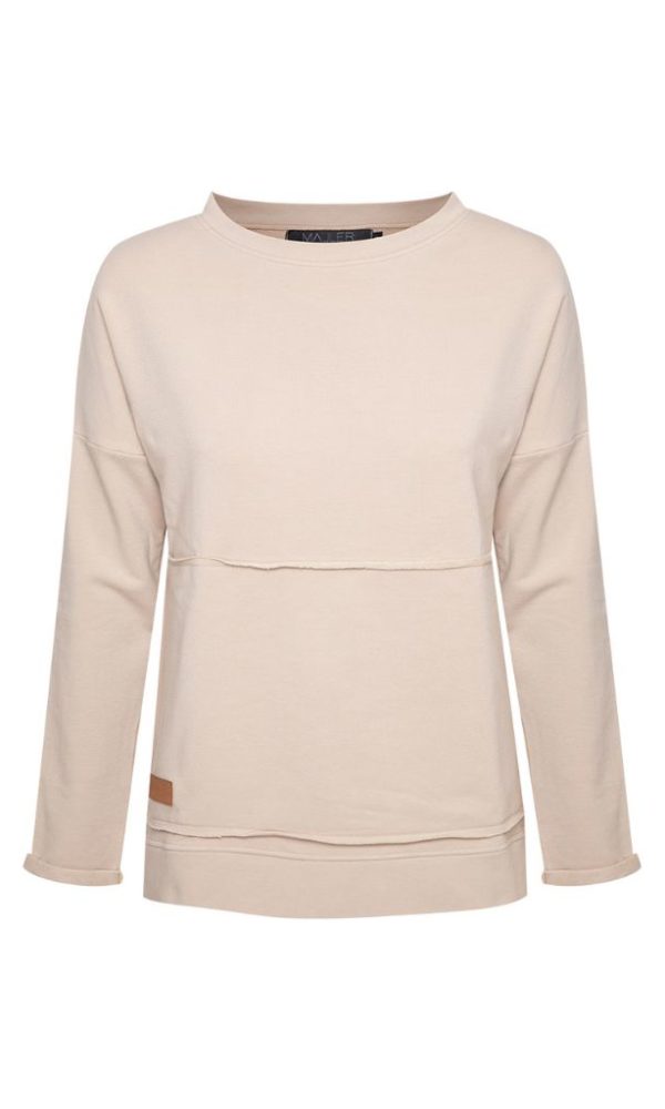 Dámská tepláková mikina LOWLY No.2 BEIGE