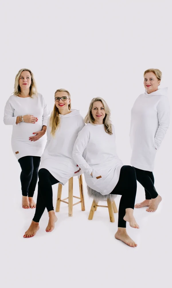 Dámská tepláková mikina LOWLY WHITE