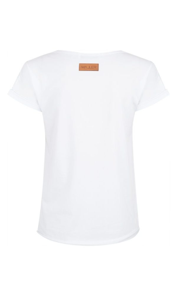 Dámské tričko BASIC ROLL white