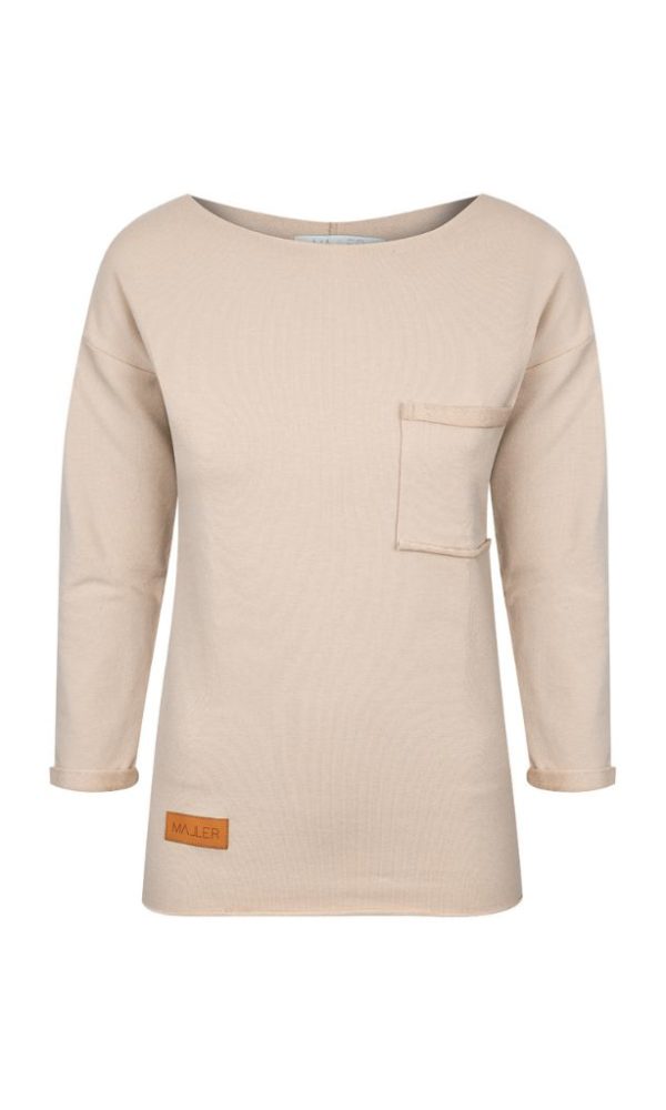 Dámská tepláková mikina SIMPLE béžová