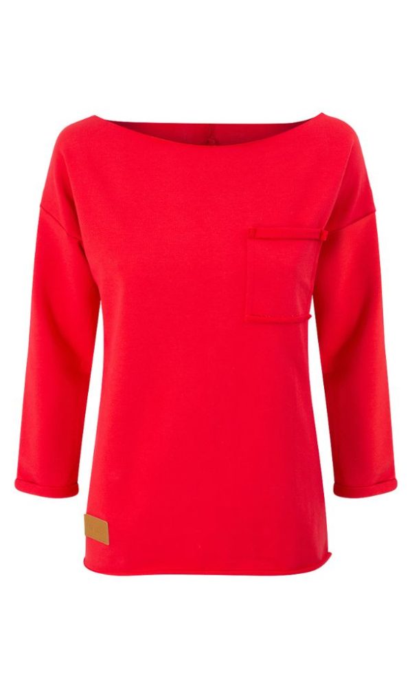 Dámská tepláková mikina SIMPLE RED