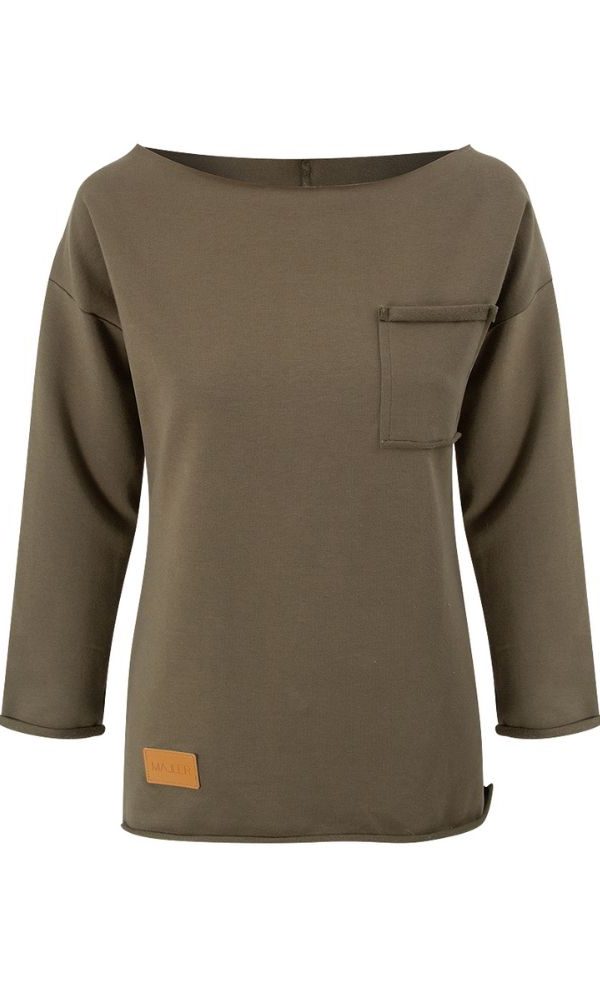 Dětská tepláková mikina SIMPLE KIDS KHAKI