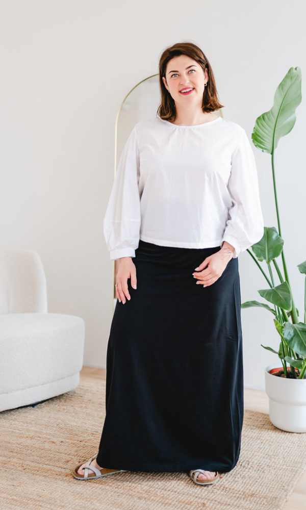 Sukně dlouhá BASIC černá