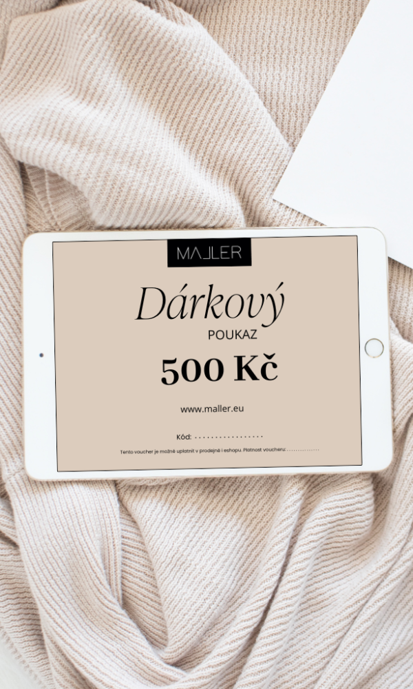 Elektronický dárkový poukaz v hodnotě 500 Kč