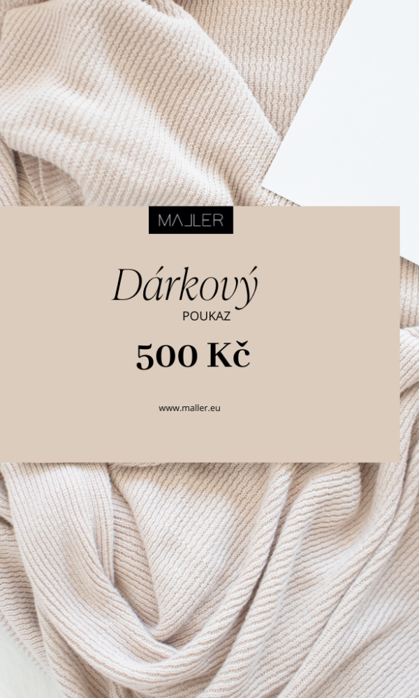 Dárkový poukaz v hodnotě 500 Kč