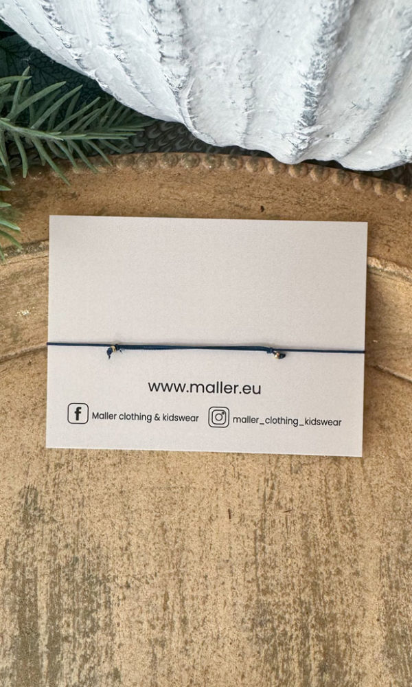 Náramek FRIENDS zlato-černá