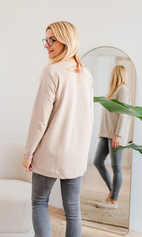 Dámská tepláková mikina MOLLY béžová