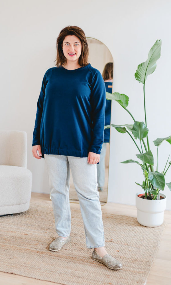 Dámská tepláková mikina MOLLY modrá