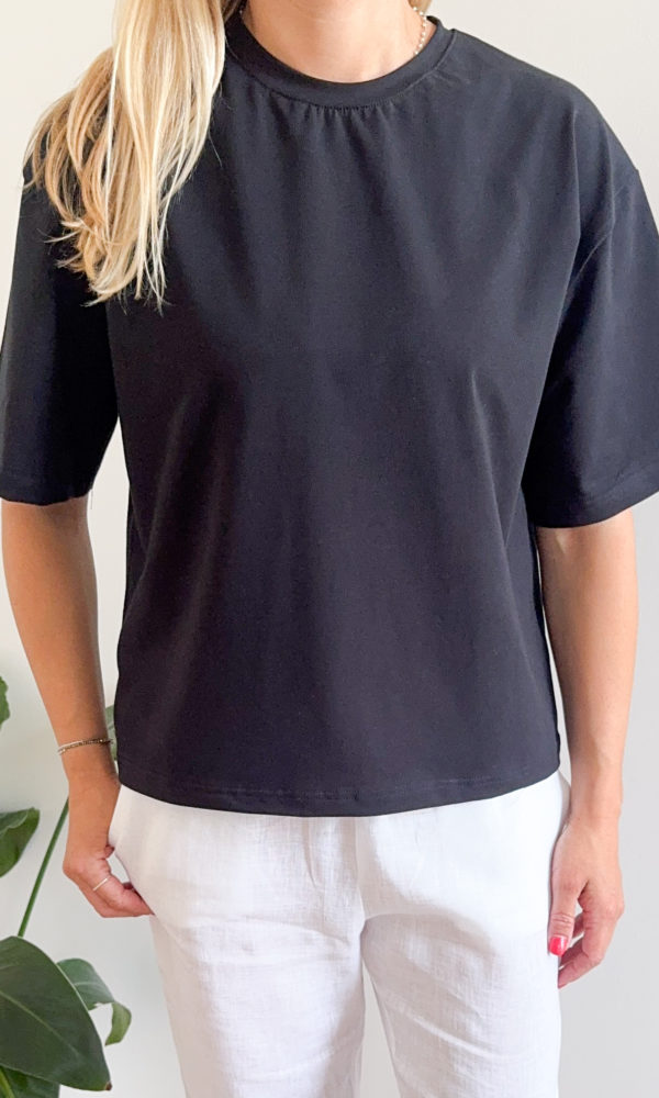 Dámské tričko OVERSIZE černé