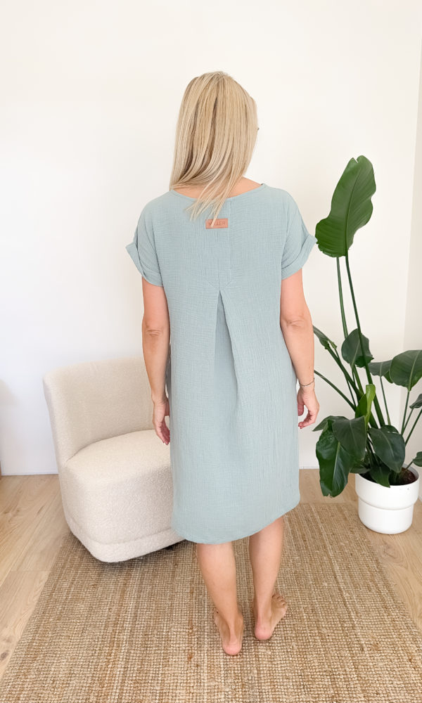 Dámské mušelínové šaty MEDA mint