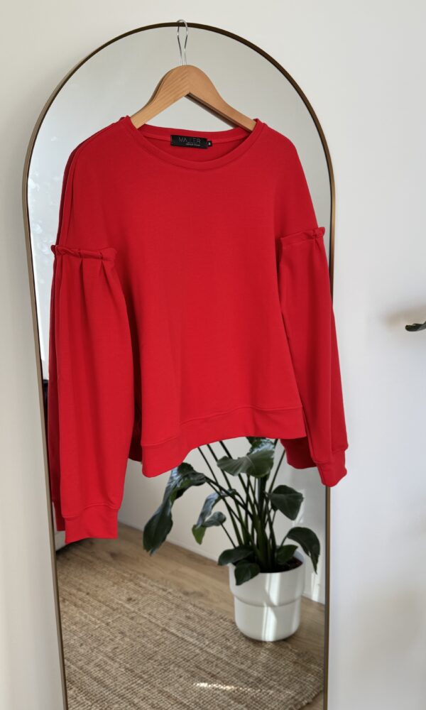 Dámská tepláková mikina DORA červená