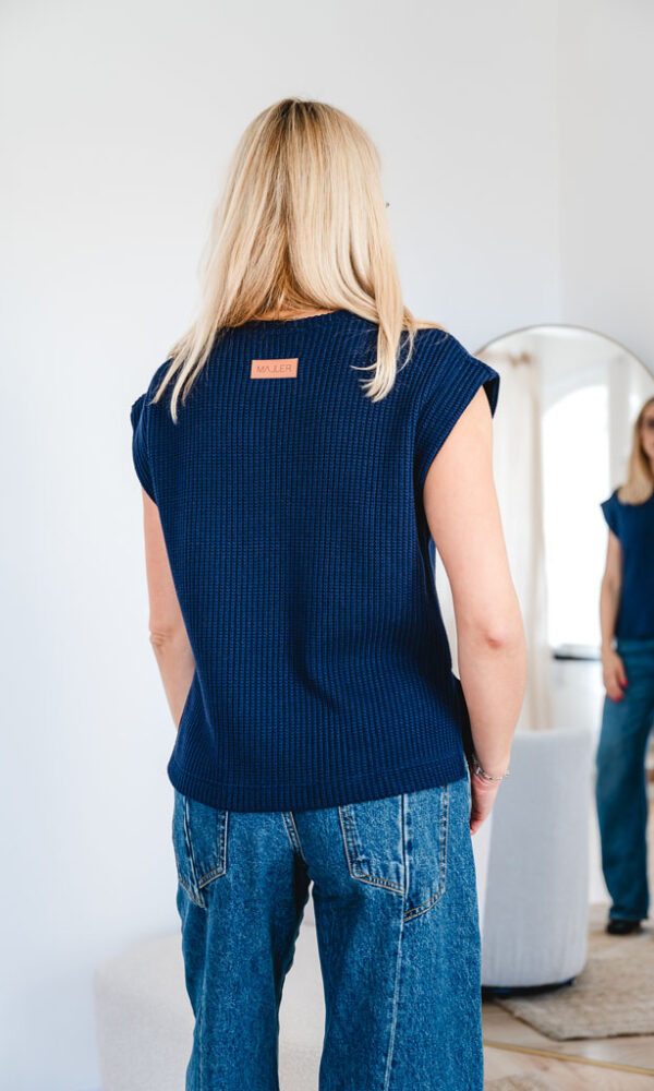 Dámská vesta ZARA modrá