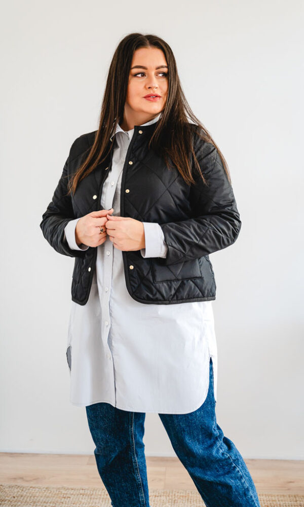 Dámská prošívaná bunda Lara černá