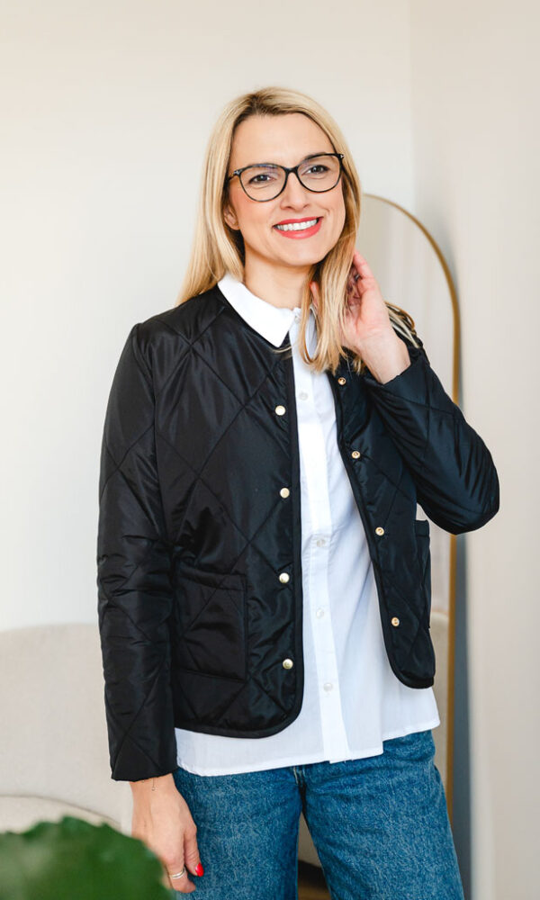 Dámská prošívaná bunda Lara černá